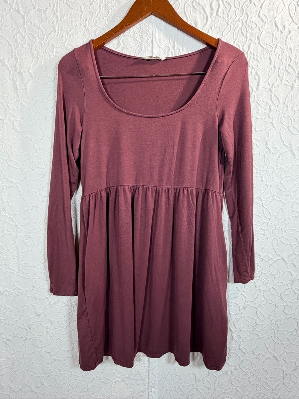 Jolie Soft Babydoll Tunic Long Sleeve Dress Sz M